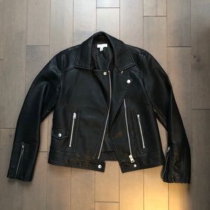 Topshop Faux Leather Jacket